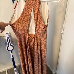 Prana Terracotta Patterned Dress